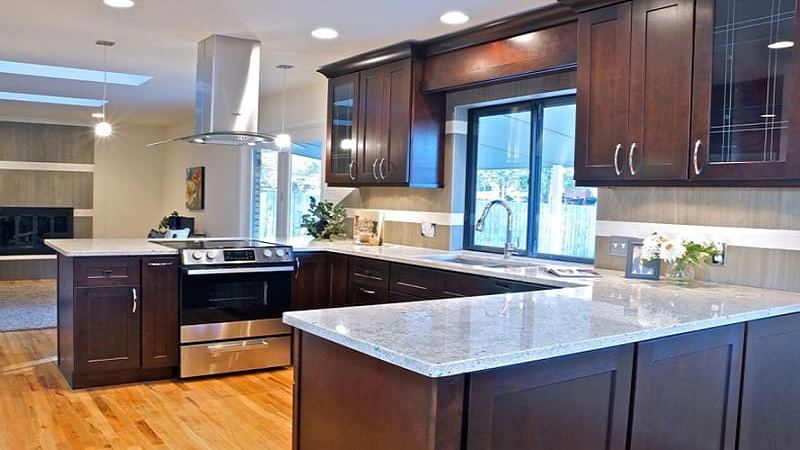 کابینت ام دی اف با دانه های قهوه